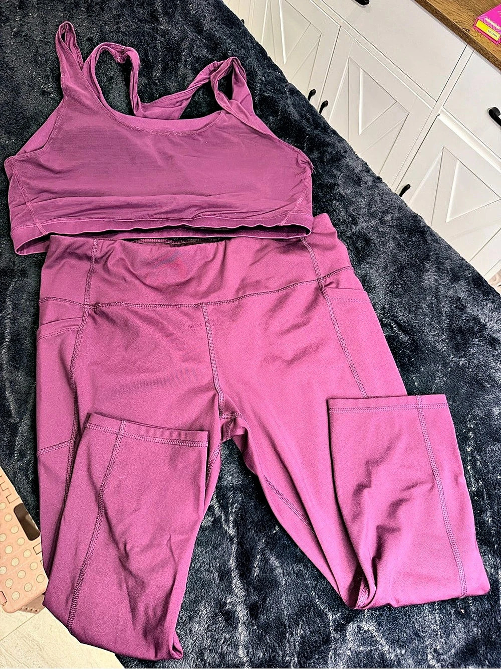 Avia Matching Athletic Set Pink Size xl- XXL (18-20)